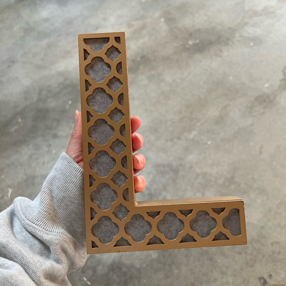 The Letter L Wall Decor